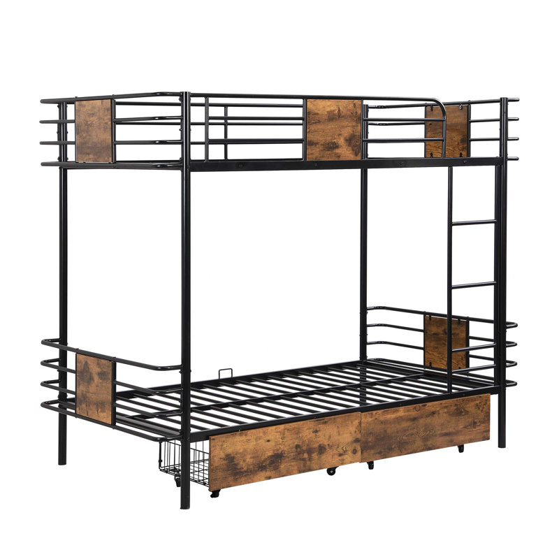 Futral Storage Platform Bed, Black