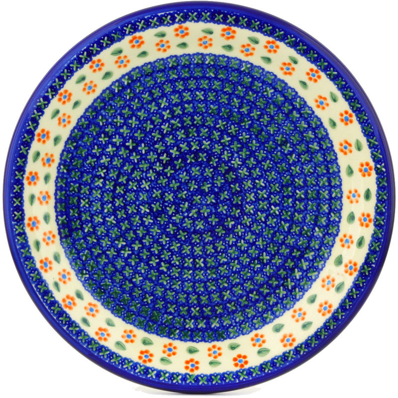 Polish Pottery 11" Stoneware Plate