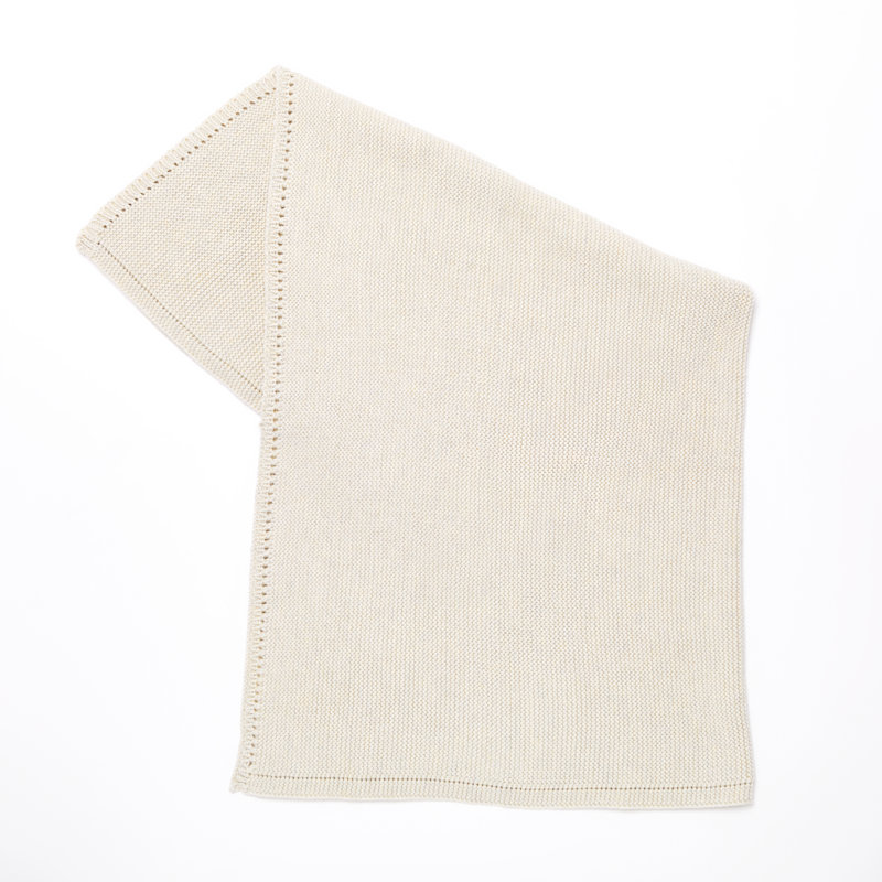 55% Organic Cotton, 45% Polyester Baby Blanket, Linen