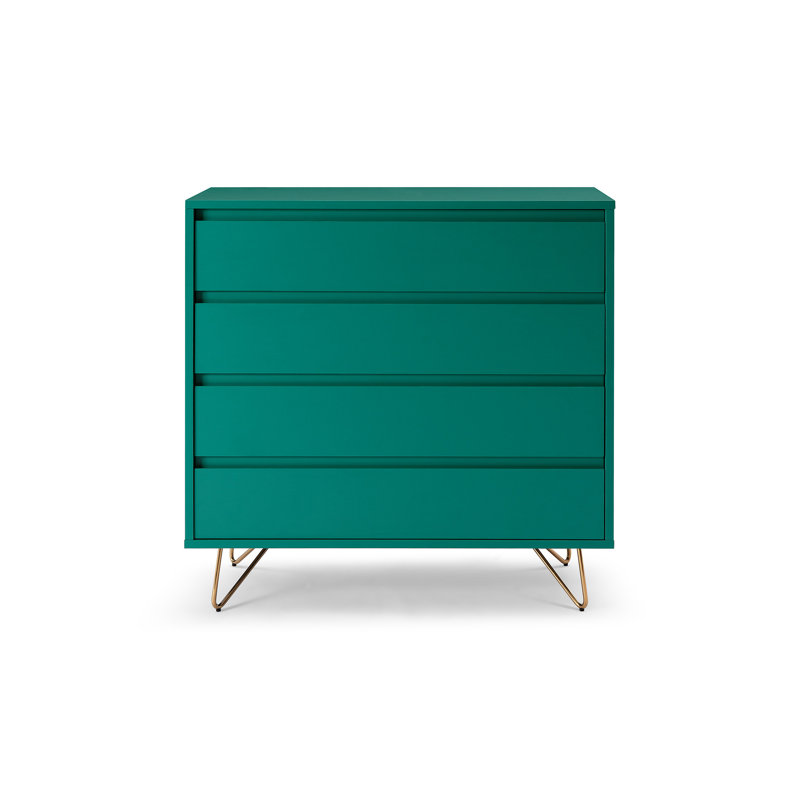 Garlen 90cm W 4 - Drawer Chest of Drawers
