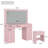 Pisklo Vanity desk & Power Outl, Makeup Vanity with Mirror and 12 LED Lights, Makeup Table with 11 Drawers, Vanity Table with Chair，Vanity Set 3 Lighting Modes Brightness Adjustable-(White)-1388742964