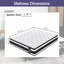 Matelas hybride ferme en mousse de 12 po de 12 po, soulagement de la pression et isolement du mouvement, matelas dans une boîte-1305677624