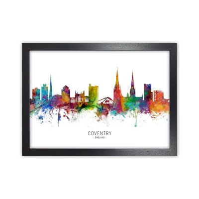 Coventry England Skyline by Michael Tompsett - Print