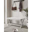 Banc rembourré en velours Mid-Century-821812359