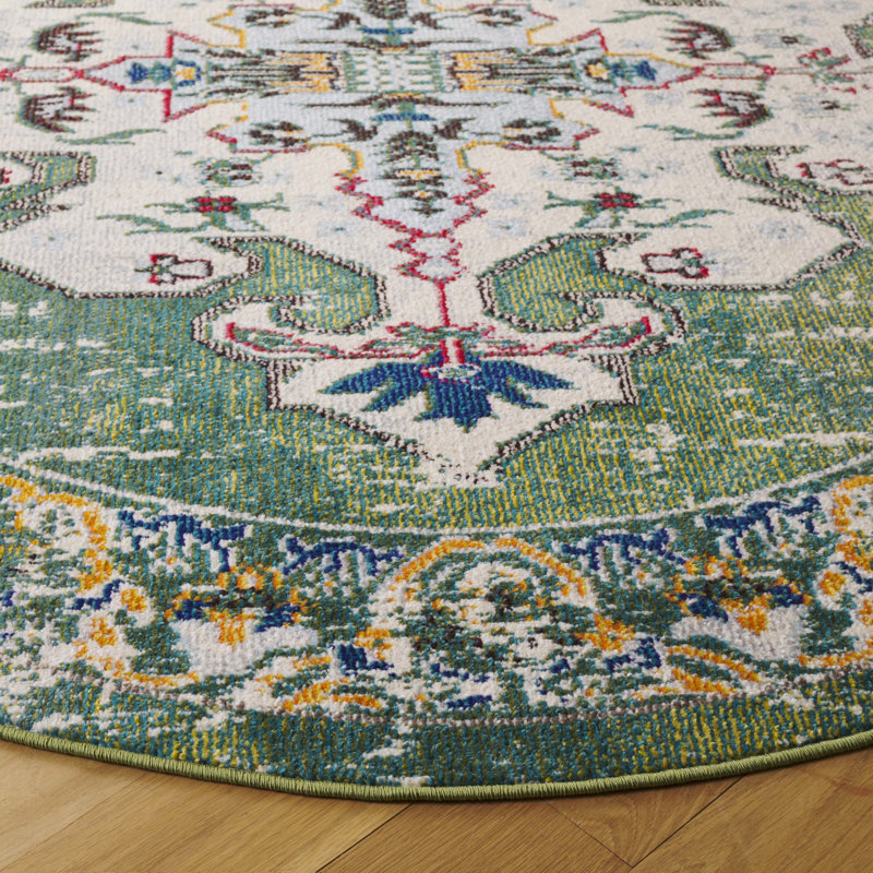 Madison Performance Southwestern Rug, Round 6'7"