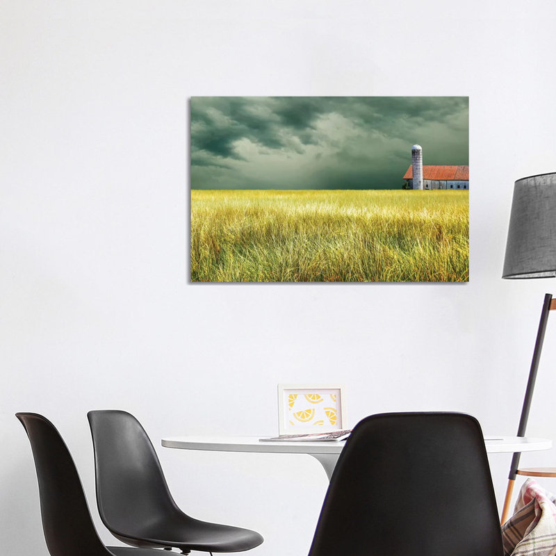 Yellow Field 1 Piece Wrapped Canvas Wall Art, 101.6 cm H x 66.04 cm W x 3.175 cm D