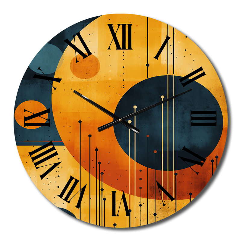 Horloge murale Mid-Century, Moyenne