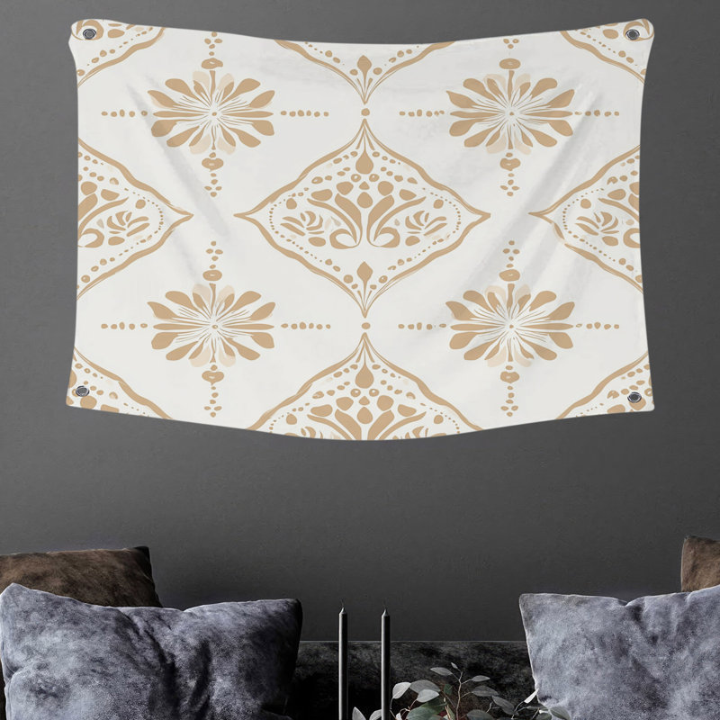 Tapisserie murale ornementale Mandala, H 50 po x l 60 po