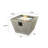 Cove Square Concrete Smokeless Fire Pit
