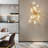Ginkgo Leaf Wall Lamp Flush Mounted Sconce