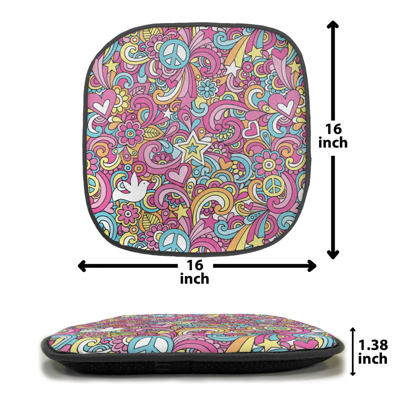 Outdoor 1.38'' Dining Chair Seat Cushion