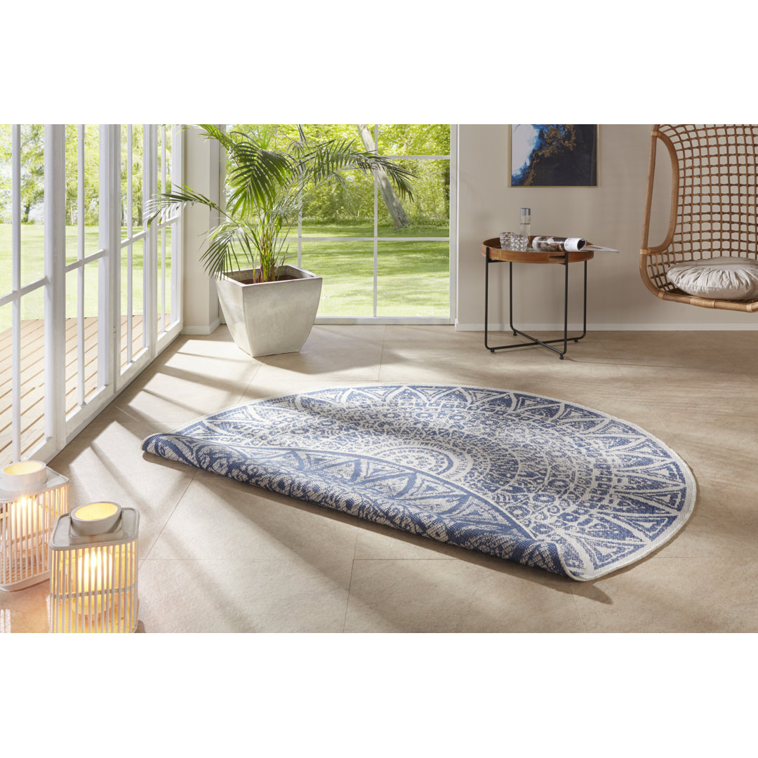 Lilja Flatweave Blue Rug