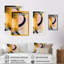 Rose et or Art déco IV - peinture sur toile-1472766404-1472766405