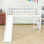 Lit mezzanine simple bas avec glissade Addix par Harriet Bee-1567744938