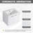 White 48" Vanity Set with Single Basin