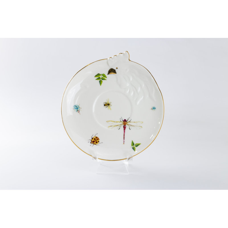 Porcelain Teacup and Saucer