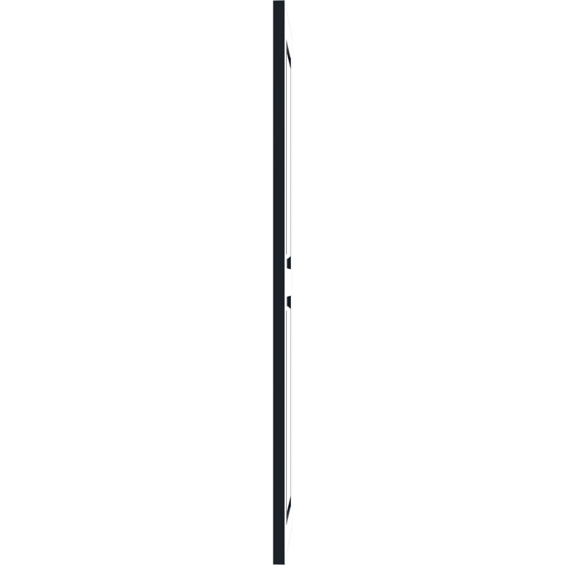 Volets en PVC True Fit, Bleu nuit sans étoile, 12", 78"