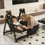 Chaise haute convertible pour bébé à bascule avec harnais à 5 points pour un rangement et une mobilité faciles, convient aux enfants de 6 à 3 ans