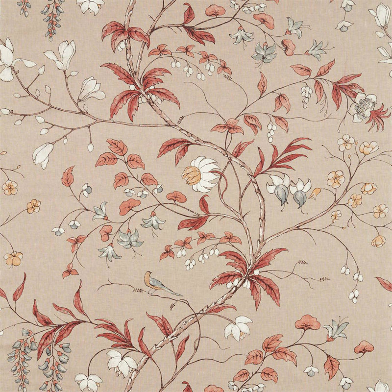 Chambalon Trail Fabric, Sunstone/Linen