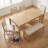 Rustic Extendable Dining Table Set - Elegant Curved Legs & Ergonomic Chairs For 4-6-174739025