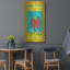 Peppers with Pale Green »par Andrea Strongwater, art mural en métal, 24 po x 48 po