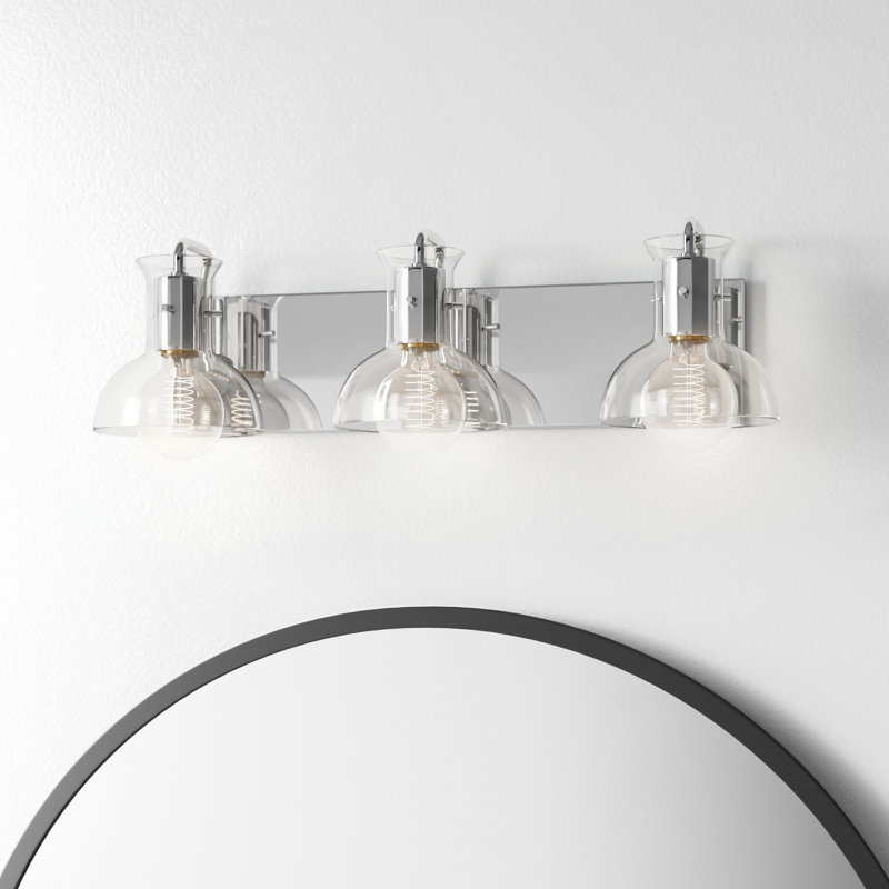 Luke 3 - Light Vanity Light, Polished Nickel
