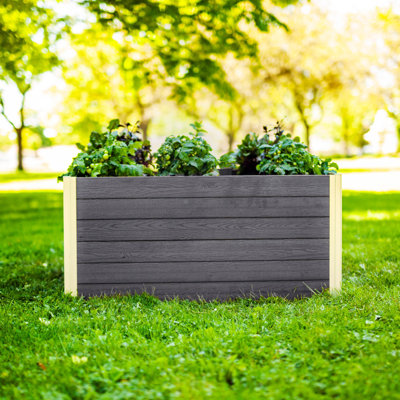 Lit de jardin surélevé en plastique Urbana