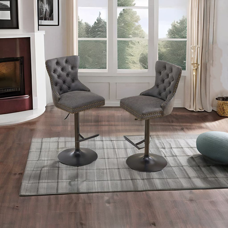Ensemble de 2 tabourets pivotants Inelle