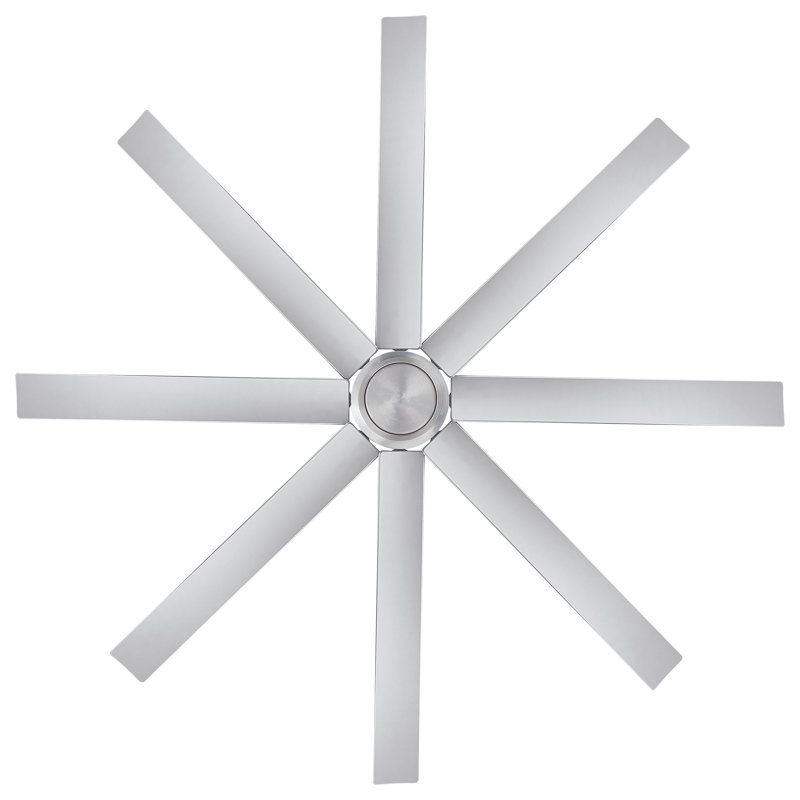 Ventilateur de plafond intelligent d'intérieur / extérieur de 66 po à 8 pales avec télécommande incluse, fonctionne avec l'assistant Google, Amazon Alexa et l'application mobile IOS / Android