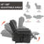 Fauteuil inclinable électrique en cuir Kyrian-143898812
