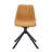 Matthew Leather Dining Side Chair With 360-Degree Swivel And Powder-Coated Iron Legs Matthew Collection-144607883-134529384