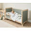 Kuba Cot Bed - Golden Oak / Sage Weave