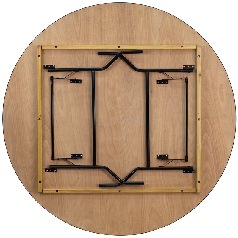 72" table pliante ronde