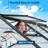 Durable Polycarbonate Greenhouse with Aluminum Frame, Adjustable Roof Vent & Lockable Door for Backyard Garden & Patio Use-126100558