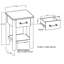 Quinn End Table With Storage-1206426675