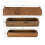Belaire Solid Wood Tray - Set of 3