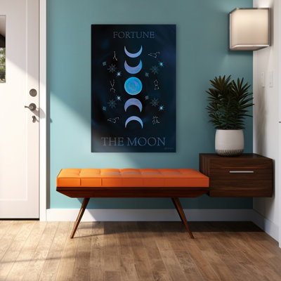 Mystique Fortune II - art céleste mystique noir et bleu
