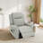 Becklin PU Leather Swivel Rocker Recliner with Massage & Heating-120922553