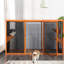 Nid de chat orange détachable avec toit imperméable et plates-formes énergétiques