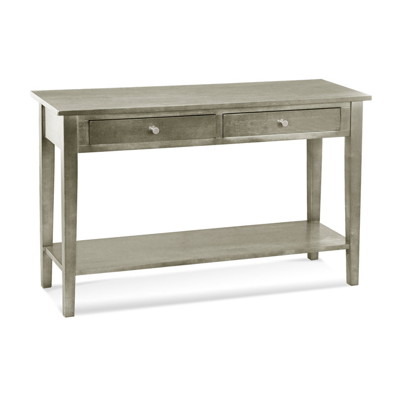 East Hampton 48'' Solid Wood Console Table, Greystone