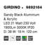 1 - Light Black LED Single Pendant-867503049