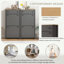 Armoire à chaussures décorative avec panneau de particules, panneau réglable-886230365-886230364