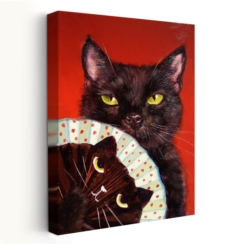 Double Trouble - Humour, chats, humour, art, H 48 po x l 32 po