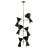 Phix 12 - Light Steel Dimmable Tiered Chandelier-1823437113