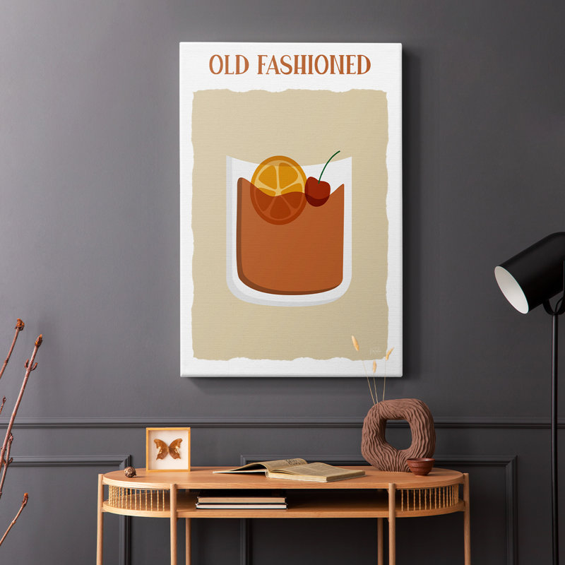 Old Fashioned -Gallery Wrapped Cavas, 18" H x 12" W