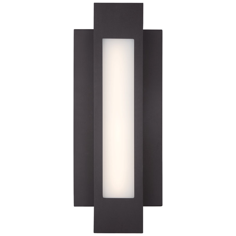 Plafonnier encastré à DEL pour l'extérieur, 16.5" H x 6.5" W x 1.75" D