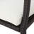 Island Dining Chair Of 2 - Elegant Chairs With Cushioned Water- Seat For Balcony, Brown 2Pcs Outdoor Cushioned, Seating Pleasure