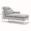 Chaise longue rembourrée Meshawn avec appui-tête réglable-2069294551