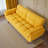 Edriel 75.39" Futons Upholstered Convertible Sofa, With Tapered Wood Legs And Adjustable Backrest-1641368663