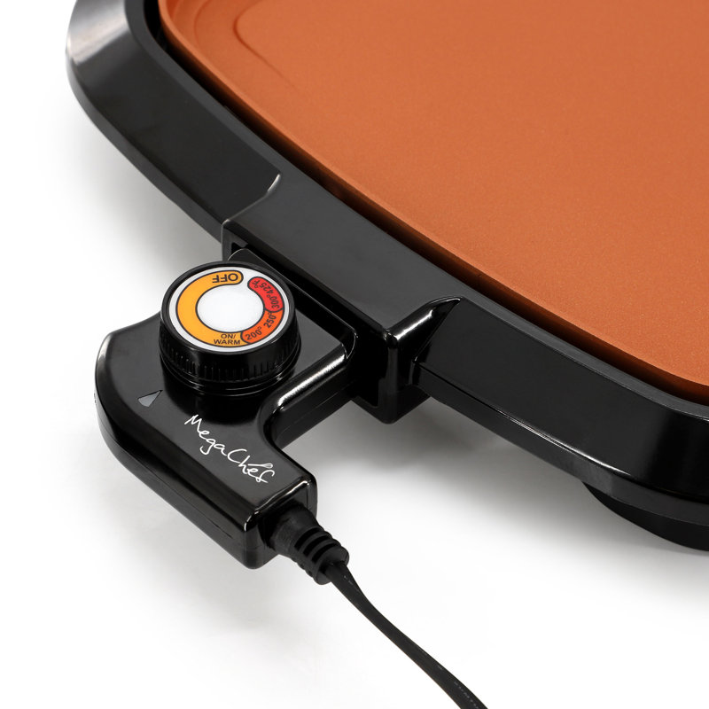 Barbecue électrique MegaChef 16,02 pouces avec revêtement en cuivre